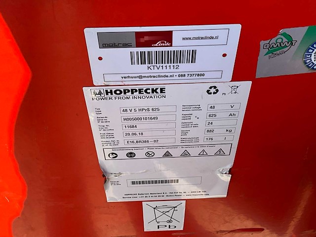 2019 linde e16p-02 vorkheftruck - afbeelding 10 van  11