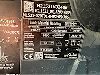 2019 linde e18-02 1800kg lepelversteller vorkheftruck - afbeelding 15 van  22