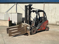 2019 linde h35t-02 evo heftruck met cascade balenklem - afbeelding 12 van  21