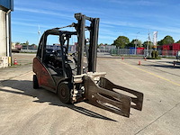 2019 linde h35t-02 evo heftruck met cascade balenklem - afbeelding 16 van  21