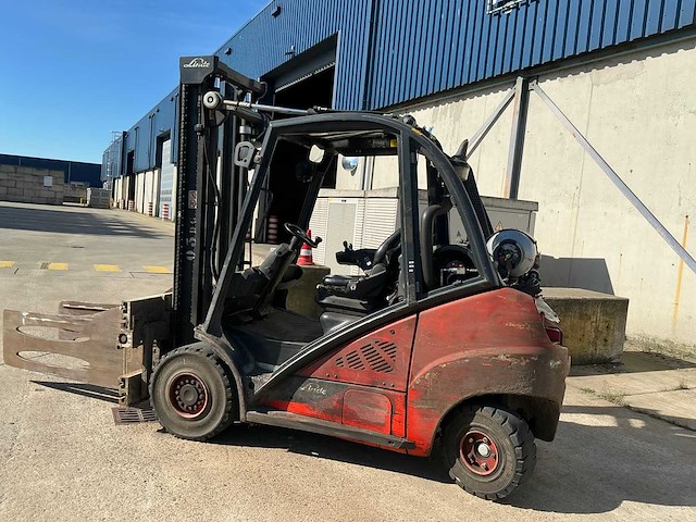 2019 linde h35t-02 evo heftruck met cascade balenklem - afbeelding 20 van  21