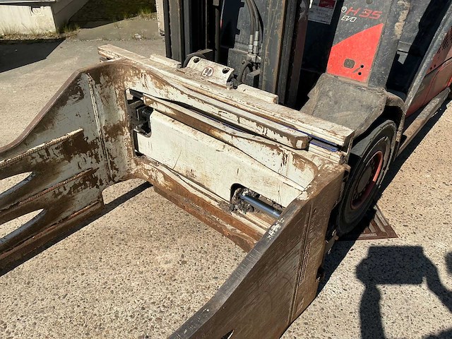 2019 linde h35t-02 evo heftruck met cascade balenklem - afbeelding 4 van  23