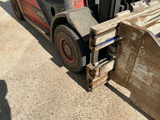 2019 linde h35t-02 evo heftruck met cascade balenklem - afbeelding 6 van  23