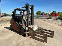 2019 linde h35t-02 evo heftruck met cascade balenklem - afbeelding 18 van  23