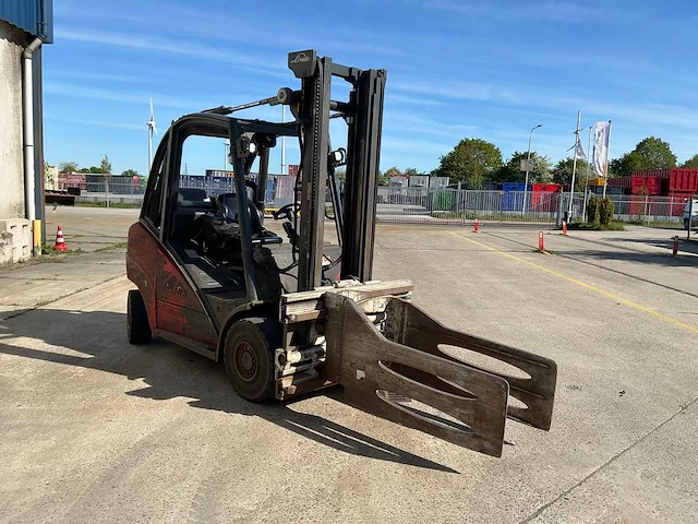 2019 linde h35t-02 evo heftruck met cascade balenklem - afbeelding 16 van  21