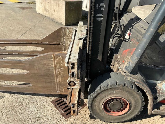 2019 linde h35t-02 evo heftruck met cascade balenklem - afbeelding 21 van  21