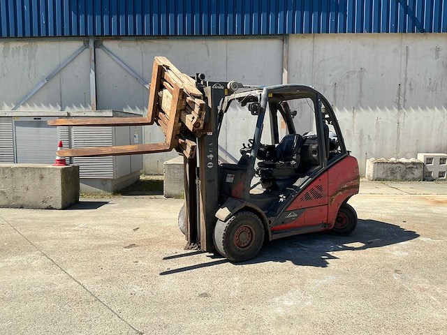 2019 linde h35t-02 heftruck met roterend vorkenbord - afbeelding 11 van  18