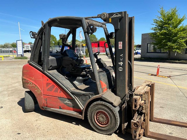 2019 linde h35t-02 heftruck met roterend vorkenbord - afbeelding 17 van  18