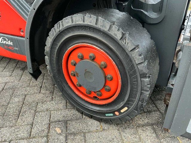 2019 linde h40t-02 vorkheftruck - afbeelding 13 van  36
