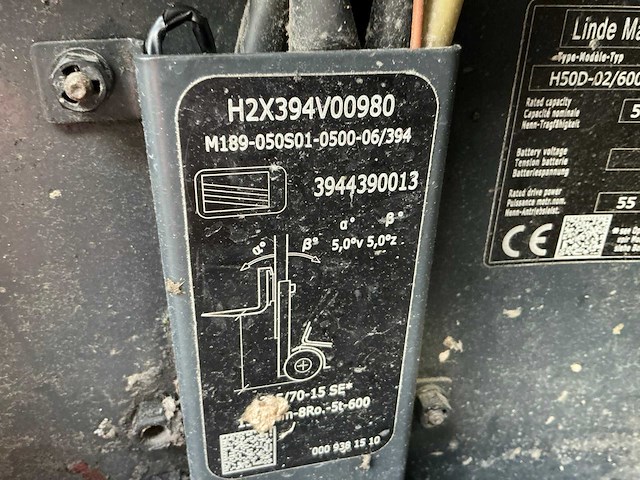 2019 linde h50d-02/600 vorkheftruck - afbeelding 33 van  39