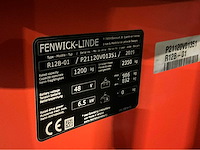 2019 linde r12-b-01 reach truck accu 2022 - afbeelding 8 van  16