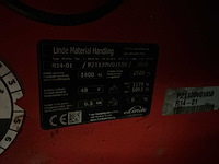 2019 linde r14-01 reach truck - afbeelding 3 van  16