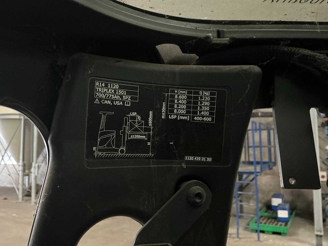 2019 linde r14-01 reach truck - afbeelding 2 van  12