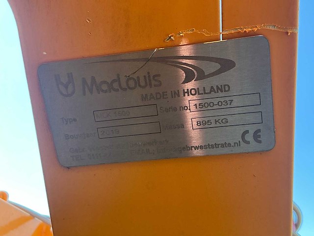 2019 maclouis mlk 1500 uienrooierset met loofklapper - afbeelding 9 van  17