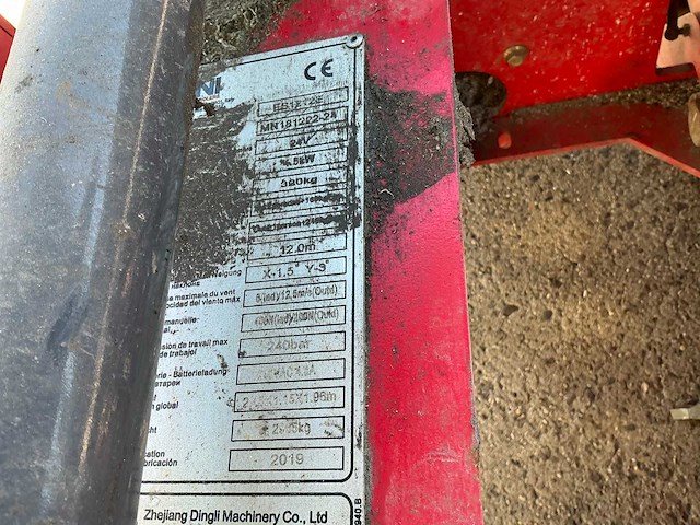 2019 magni es1212re hoogwerker 12 meter - afbeelding 6 van  16