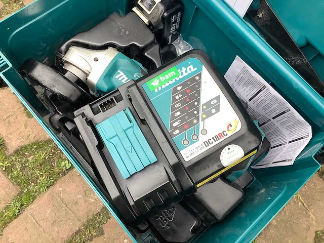 2019 makita dga506 accu slijptol - afbeelding 4 van  5