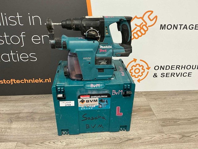2019 makita dhr242 combihamer - afbeelding 2 van  3