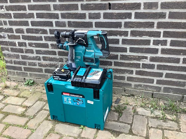 2019 makita dhr243 accu boorbreekhamer - afbeelding 1 van  4