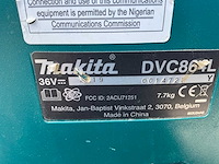 2019 makita dvc864l accu stofzuiger - afbeelding 6 van  6
