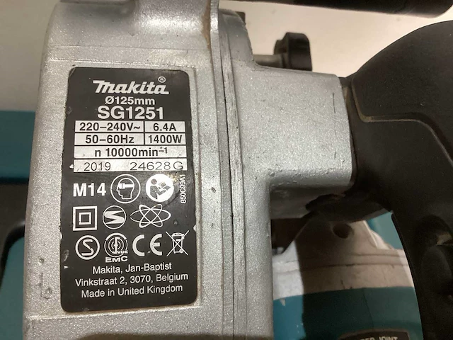 2019 makita sg 1251 sleuvenzaag - afbeelding 4 van  4