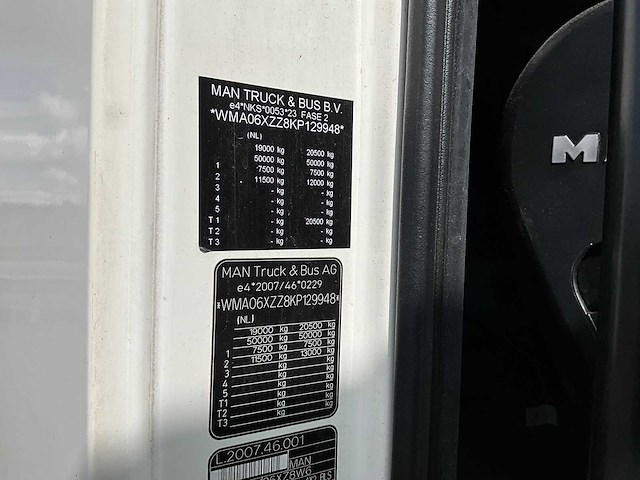 2019 man tgx 18.460 4x2 euro6 vrachtwagen - afbeelding 37 van  37
