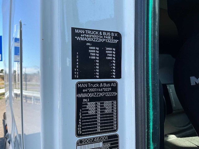 2019 man tgx 18.460 4x2 euro6 vrachtwagen - afbeelding 35 van  35