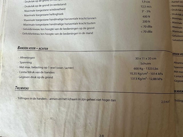 2019 manitou 78sec2 hoogwerker 5,5 meter - afbeelding 8 van  26