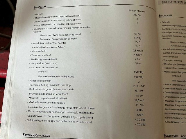 2019 manitou 78sec2 hoogwerker 5,5 meter - afbeelding 20 van  26