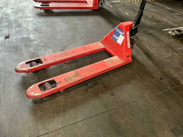2019 manitou hand hydraulische palletwagen - afbeelding 3 van  5