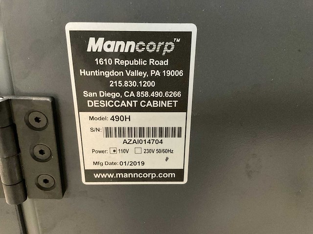 2019 manncorp model 490h lab instrument conditioner - afbeelding 9 van  10