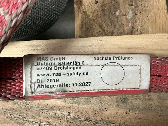 2019 mas veiligheidsharnas (2x) - afbeelding 4 van  6