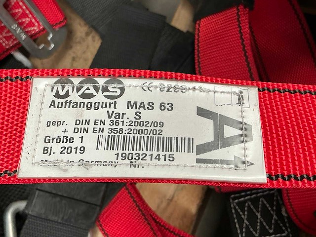 2019 mas veiligheidsharnas (2x) - afbeelding 6 van  6