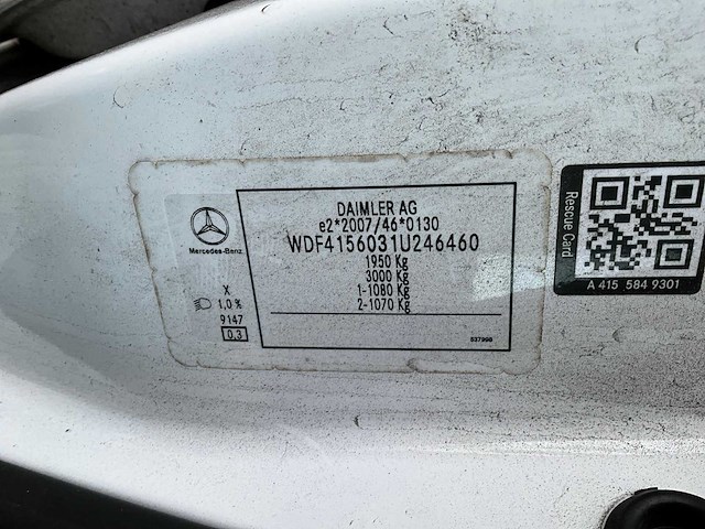 2019 mercedes-benz citan 108 cdi bedrijfswagen - afbeelding 4 van  12