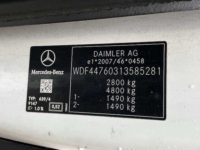 2019 mercedes-benz vito 111 cdi functional lang bedrijfswagen - afbeelding 9 van  15
