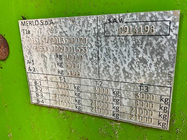 2019 merlo tf35.7-115 verreiker 7 meter - afbeelding 10 van  15