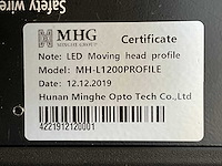 2019 mhg mh-l1200 profile led moving head - afbeelding 2 van  10