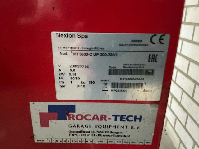 2019 mondolfo ferro mt 3600-c up banden de-en montageapparaat - afbeelding 4 van  12