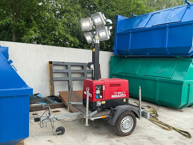 2019 mosa light/stedele tf im5.5y lichtmast aggregaat aanhangwagen - afbeelding 1 van  18