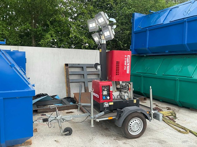 2019 mosa light/stedele tf im5.5y lichtmast aggregaat aanhangwagen - afbeelding 11 van  18