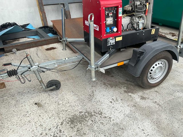 2019 mosa light/stedele tf im5.5y lichtmast aggregaat aanhangwagen - afbeelding 13 van  18