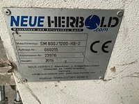 2019 neue herbold sm800/1200-h9-2 granulator behuizing met rotor - afbeelding 3 van  9