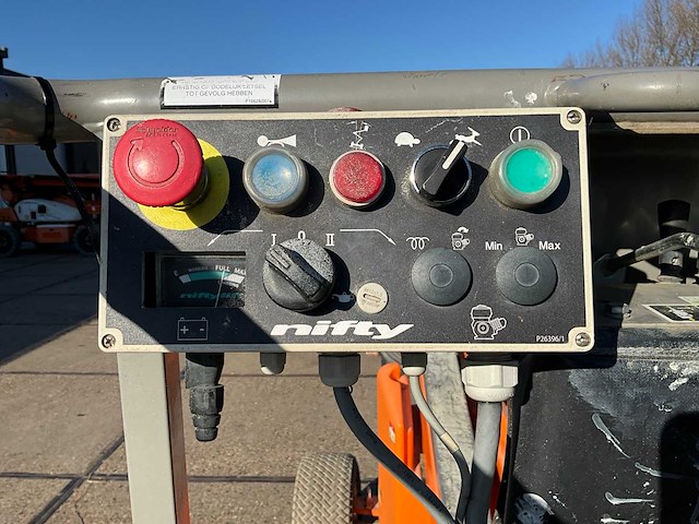 2019 nifty lift hr12ne mk1b telescoophoogwerker - afbeelding 10 van  14