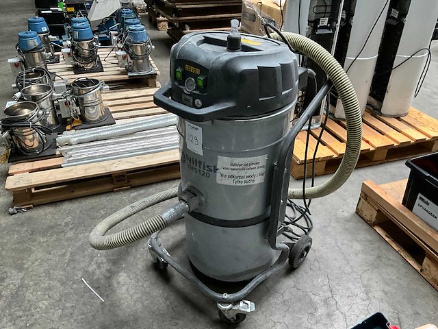 2019 nilfisk vhs120 industriële stofzuiger - afbeelding 3 van  6