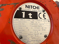 2019 nitchi mch5 kettingtakel - afbeelding 3 van  3