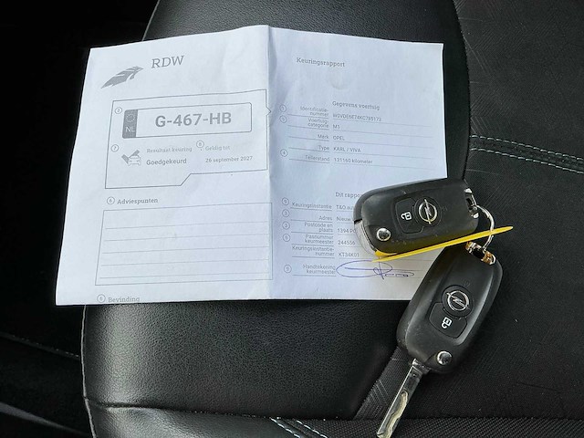2019 opel karl personenauto - afbeelding 21 van  30