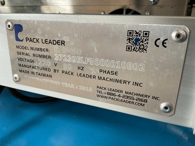 2019 pack leader elf-50 tafelmodel wrap-around labelmachine voor flessen - afbeelding 10 van  11
