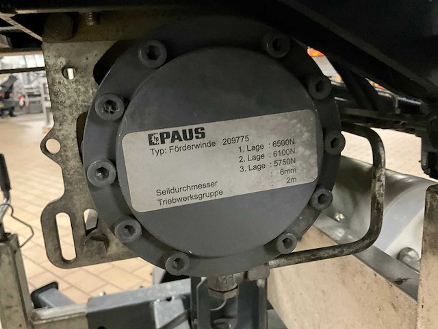 2019 paus easy 24 wh ladderlift aanhangwagen, 81-wv-nt - afbeelding 10 van  23