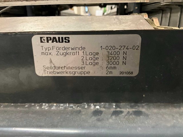 2019 paus easy big 25wh ladderlift aanhangwagen, 53-wv-jh - afbeelding 16 van  25