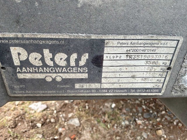 2019 peters machinetransporter - afbeelding 3 van  11