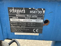 2019 scheppach hsc130 stenenknipper - afbeelding 5 van  5